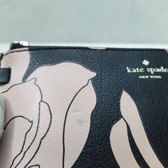 Kate Spade New York Multicolor Leather Floral Zipper Closure Coin Wallet - Picture 6 of 10